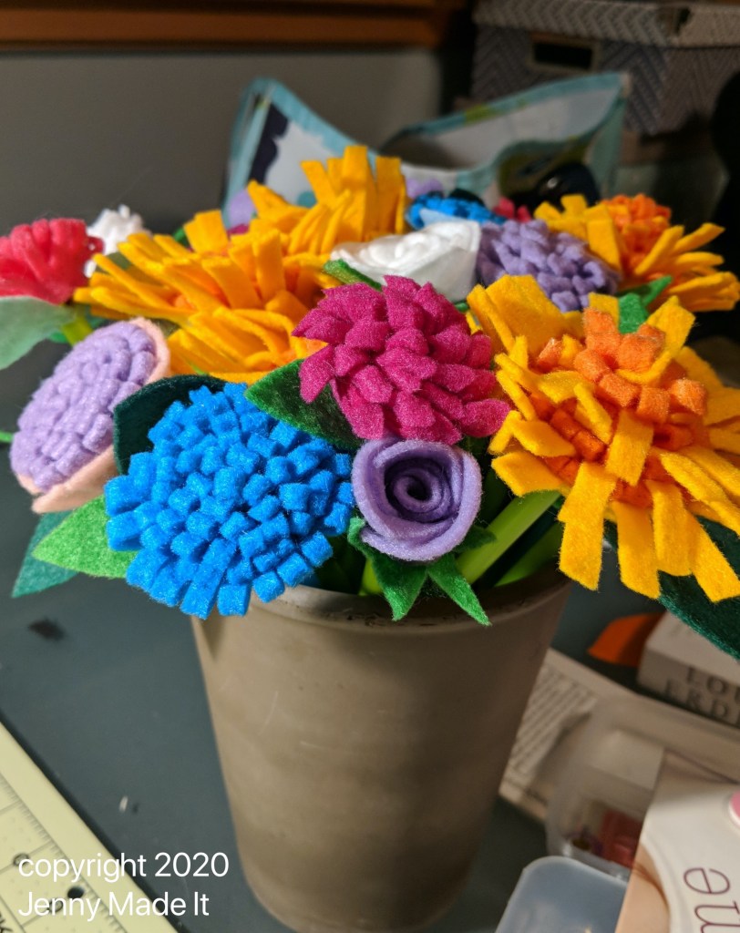 Felt Flower Bouquet
