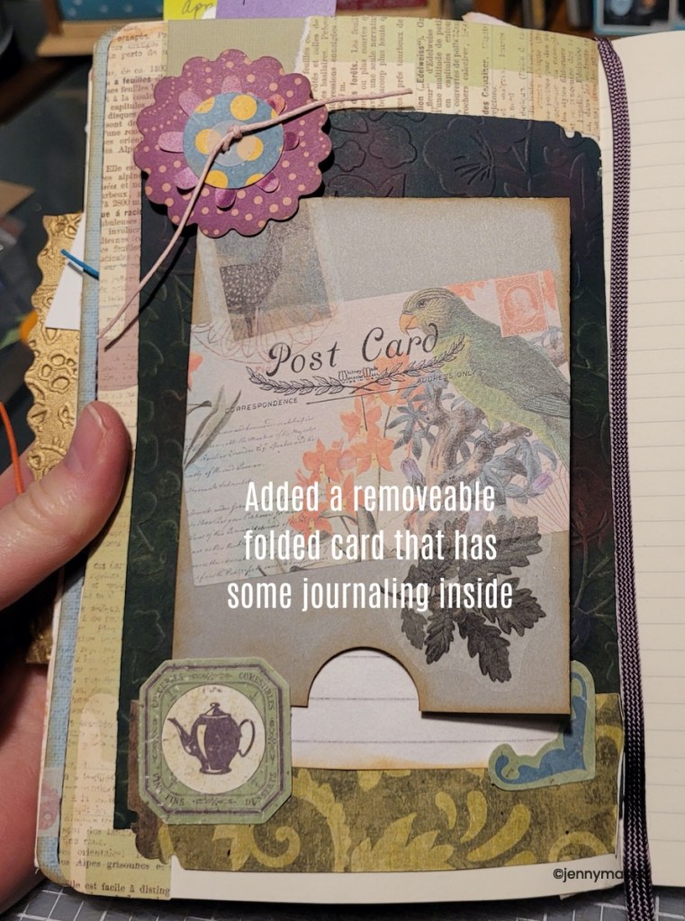 Photo of a page from my own junk journal.